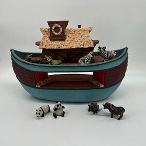 Pete Apsit Holy Herd Noah's Ark Miniature Animal Figures w/4 sets of animal